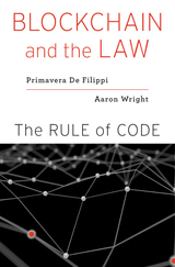 front cover of Blockchain and the Law