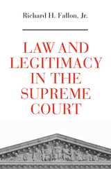 front cover of Law and Legitimacy in the Supreme Court