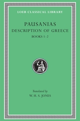 front cover of Description of Greece, Volume I