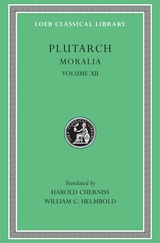 front cover of Moralia, Volume XII
