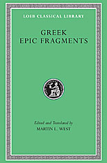 front cover of Greek Epic Fragments