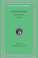 front cover of Moralia, Volume XVI