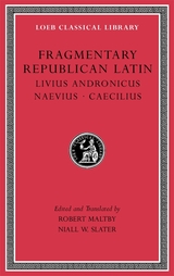 front cover of Fragmentary Republican Latin, Volume VI