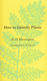 front cover of How To Identify Plants