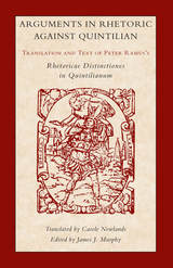 front cover of Arguments in Rhetoric Against Quintilian