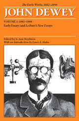 front cover of The Early Works of John Dewey, Volume 1, 1882 - 1898