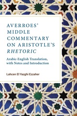 front cover of Averroes’ Middle Commentary on Aristotle’s Rhetoric