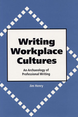front cover of Writing Workplace Cultures