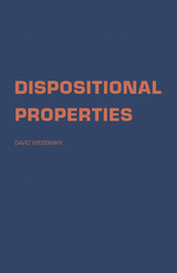front cover of Dispositional Properties