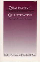 front cover of Qualitative-Quantitative Research Methodology
