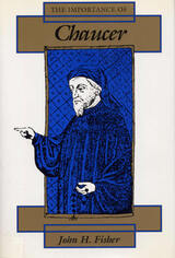 front cover of The Importance of Chaucer