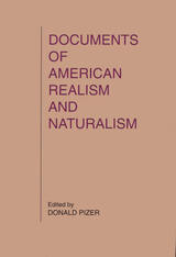 front cover of Documents of American Realism and Naturalism