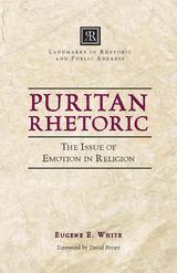 front cover of Puritan Rhetoric