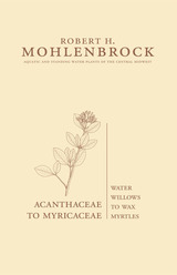 front cover of Acanthaceae to Myricaceae