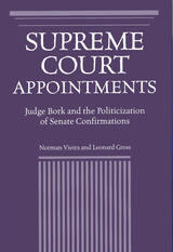 front cover of Supreme Court Appointments