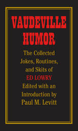 front cover of Vaudeville Humor