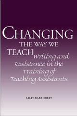 front cover of Changing the Way We Teach