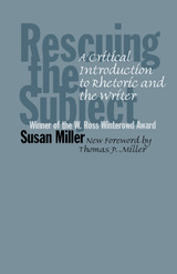 front cover of Rescuing the Subject, 2nd Edition