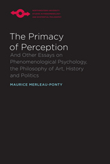 front cover of The Primacy of Perception