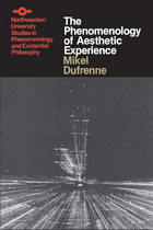front cover of The Phenomenology of Aesthetic Experience