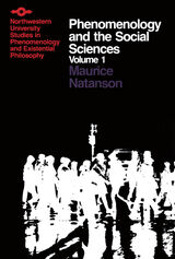front cover of Phenomenology and the Social Sciences