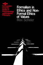 front cover of Formalism in Ethics and Non-Formal Ethics of Values