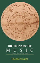 front cover of Dictionary of Music