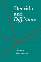 front cover of Derrida and Differance