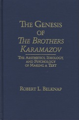 front cover of Genesis of The Brothers Karamazov