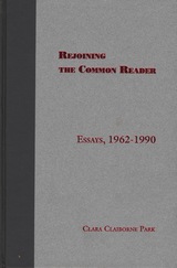 front cover of Rejoining the Common Reader