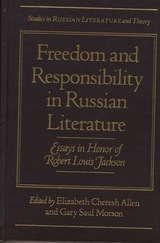front cover of Freedom and Responsibility in Russian Literature
