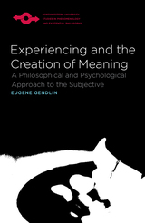 front cover of Experiencing and the Creation of Meaning