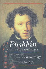 front cover of Pushkin on Literature