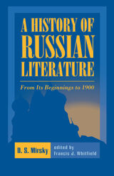 front cover of A History of Russian Literature