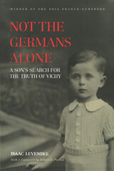 front cover of Not the Germans Alone
