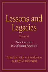 front cover of Lessons and Legacies VI