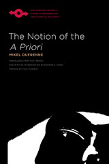 front cover of The Notion of the A Priori
