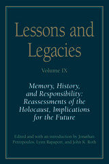 front cover of Lessons and Legacies IX