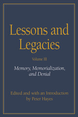 front cover of Lessons and Legacies III