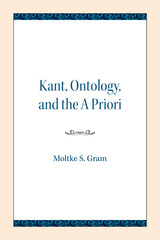 front cover of Kant, Ontology, and the A Priori