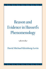 front cover of Reason and Evidence in Husserl's Phenomenology