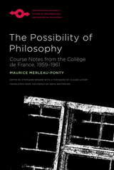 front cover of The Possibility of Philosophy