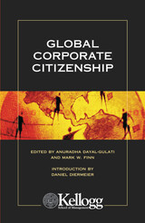 front cover of Global Corporate Citizenship
