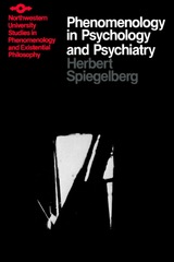 front cover of Phenomenology in Psychology and Psychiatry