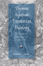 front cover of Thomas Aquinas' Trinitarian Theology