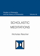 front cover of Scholastic Meditations