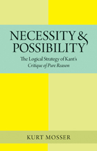 front cover of Necessity and Possibility
