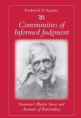 front cover of Communities of Informed Judgment