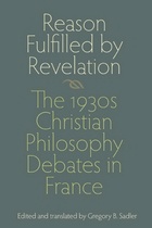 front cover of Reason Fulfilled by Revelation