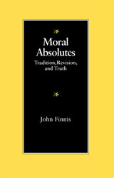 front cover of Moral Absolutes